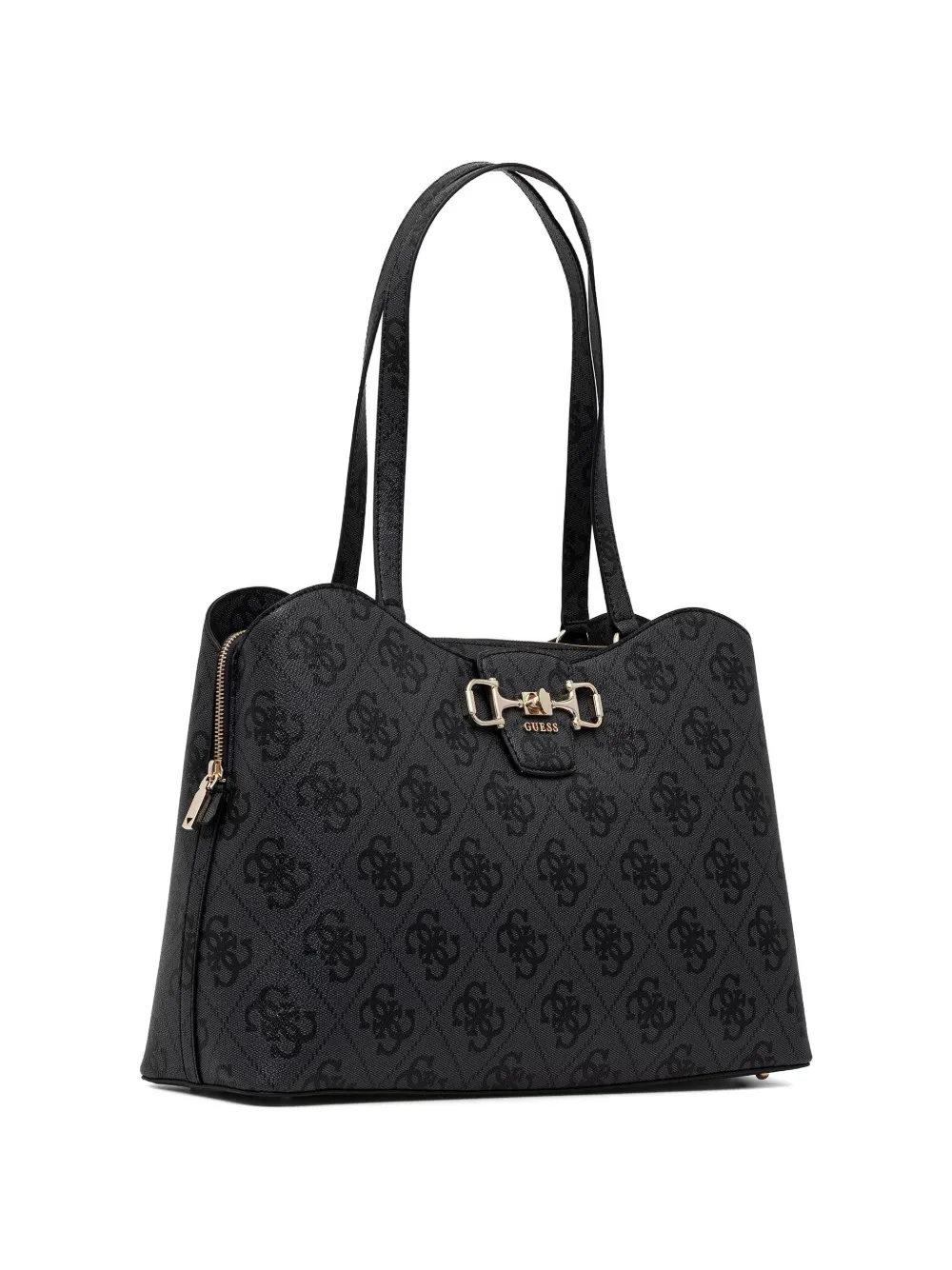 GUESS USA Janie shopper met 4G-monogram Zwart