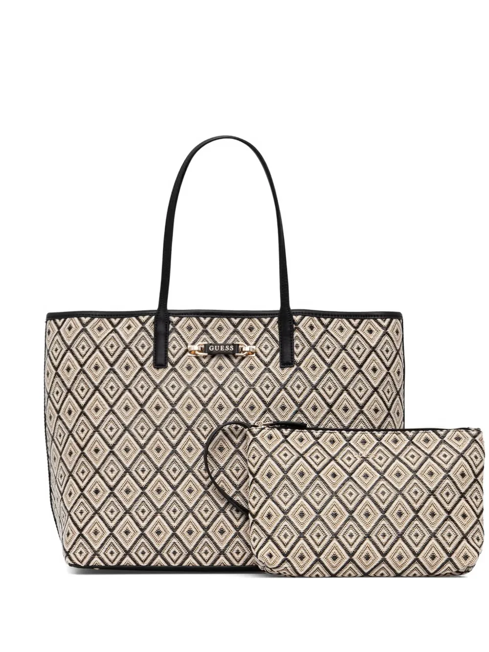 GUESS USA Sophia geometric-pattern tote bag - Neutrals