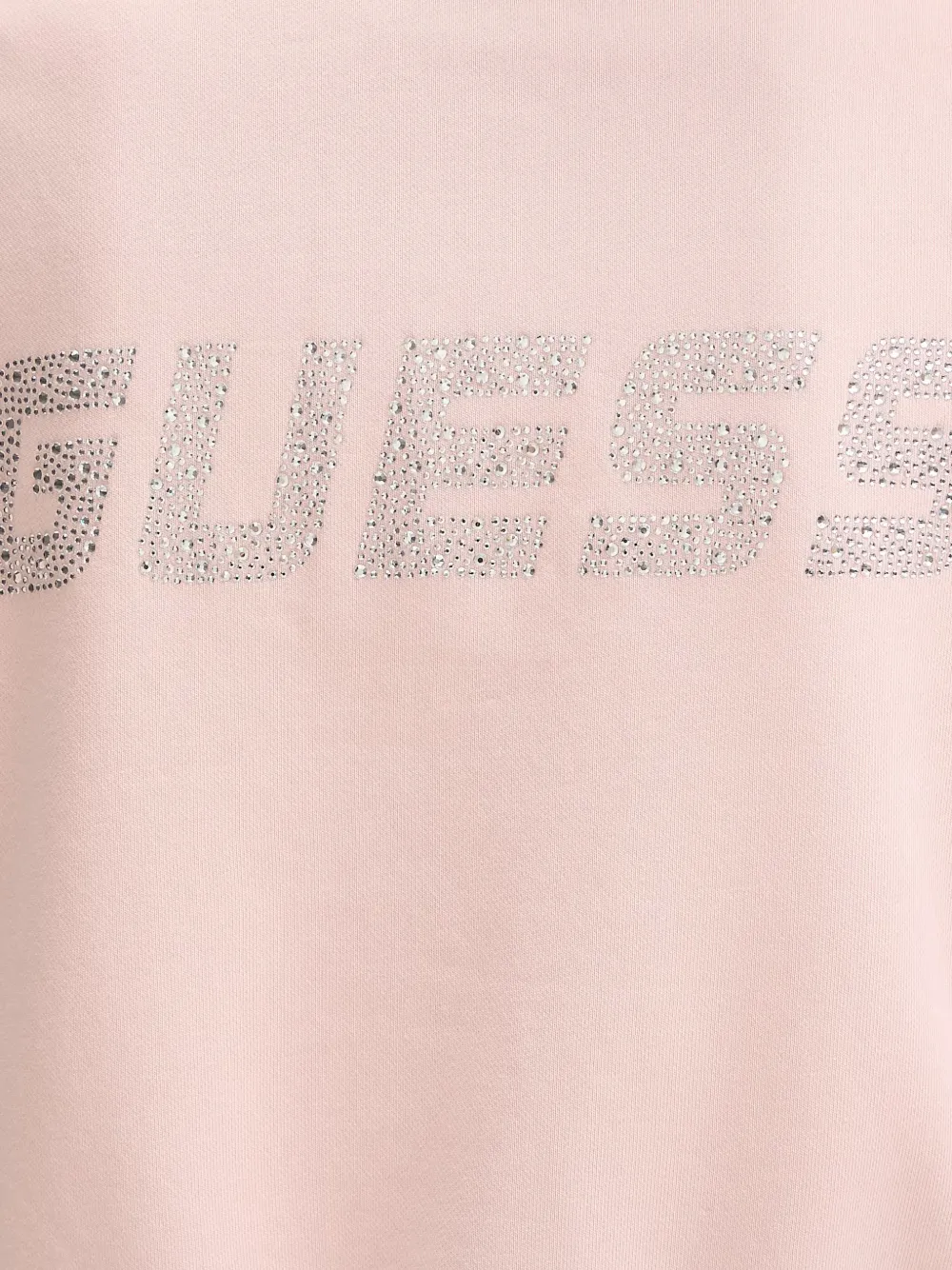 GUESS USA Hoodie verfraaid met stras Roze