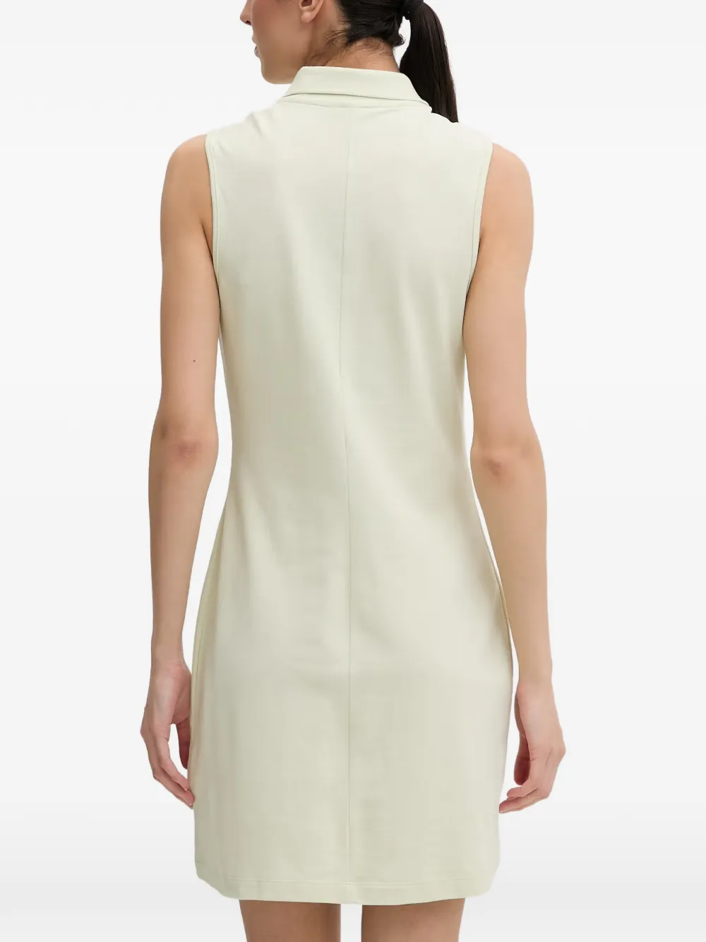 GUESS USA Mouwloze mini-jurk met polokraag Groen