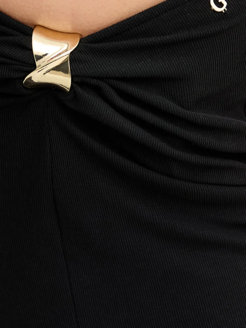 GUESS USA Rok met ruches Zwart