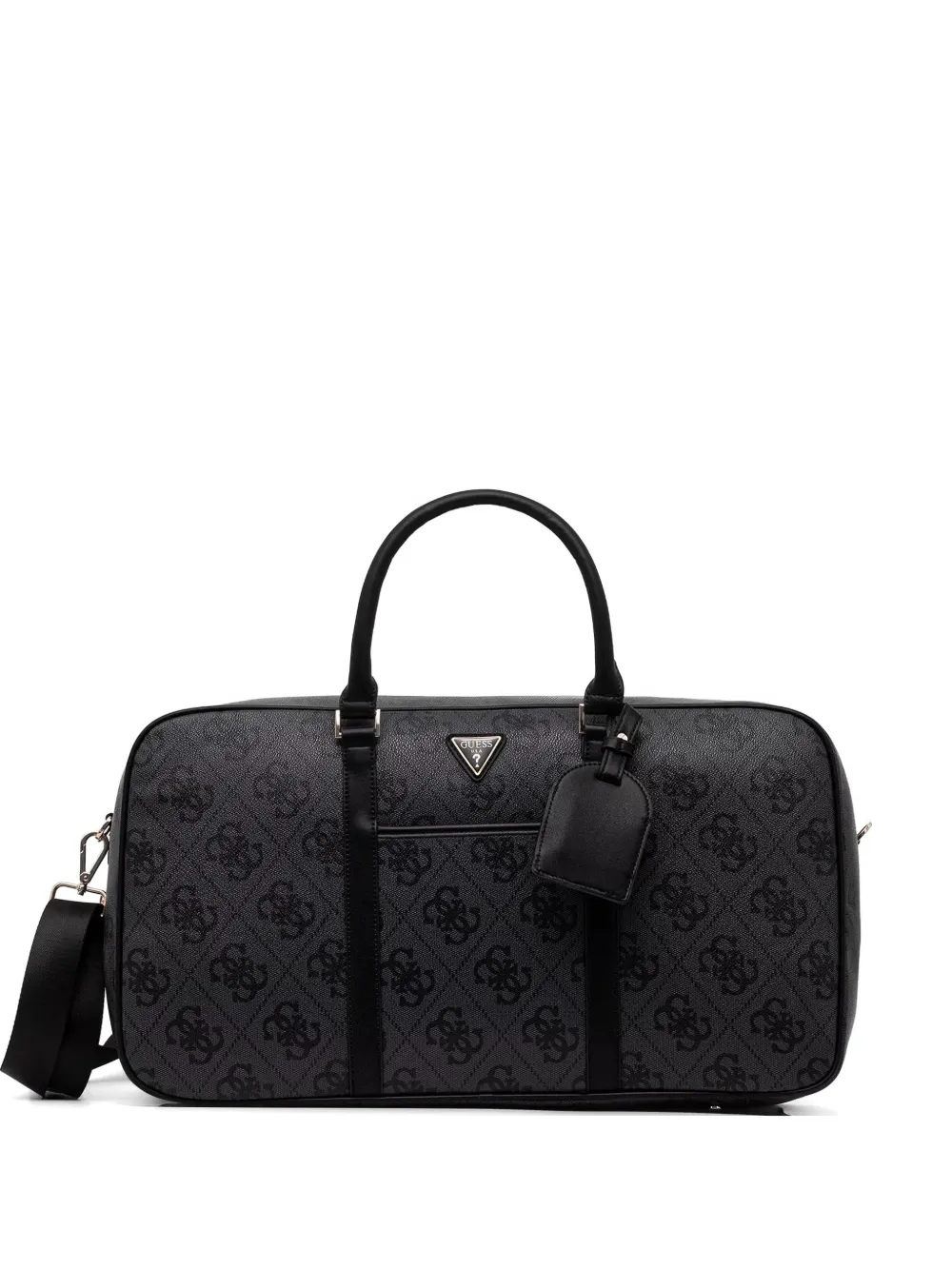 GUESS USA Berta monogram-print logo-plaque luggage bag - Black