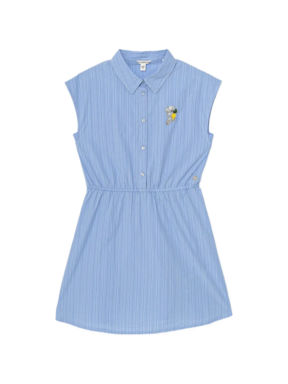 Guess kids striped midi dress Blauw