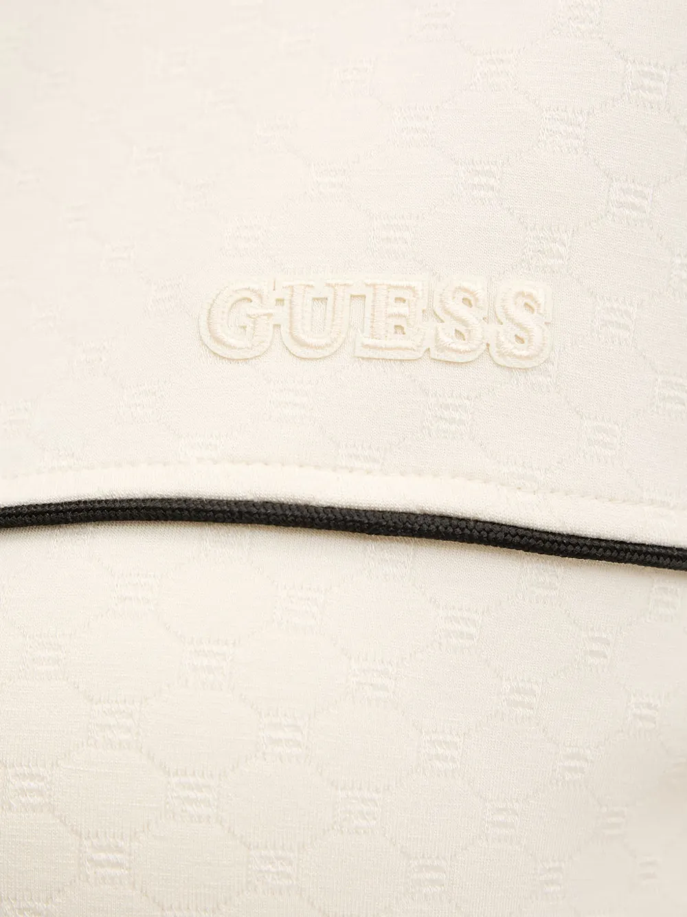 GUESS USA Sweater met geborduurd logo Beige