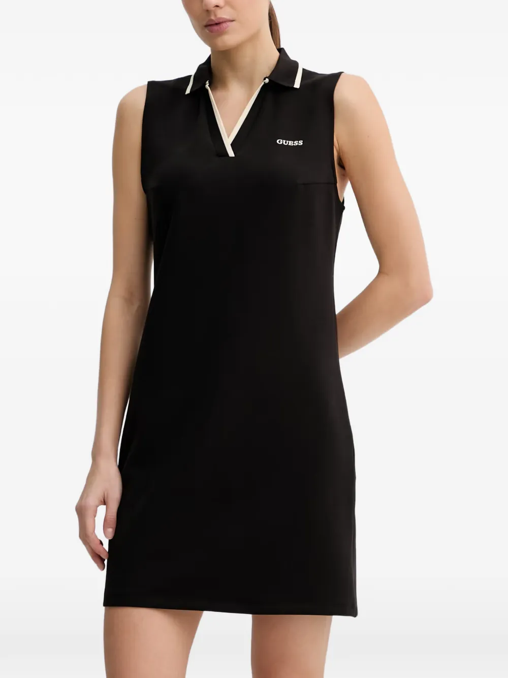 GUESS USA Mouwloze mini-jurk Zwart