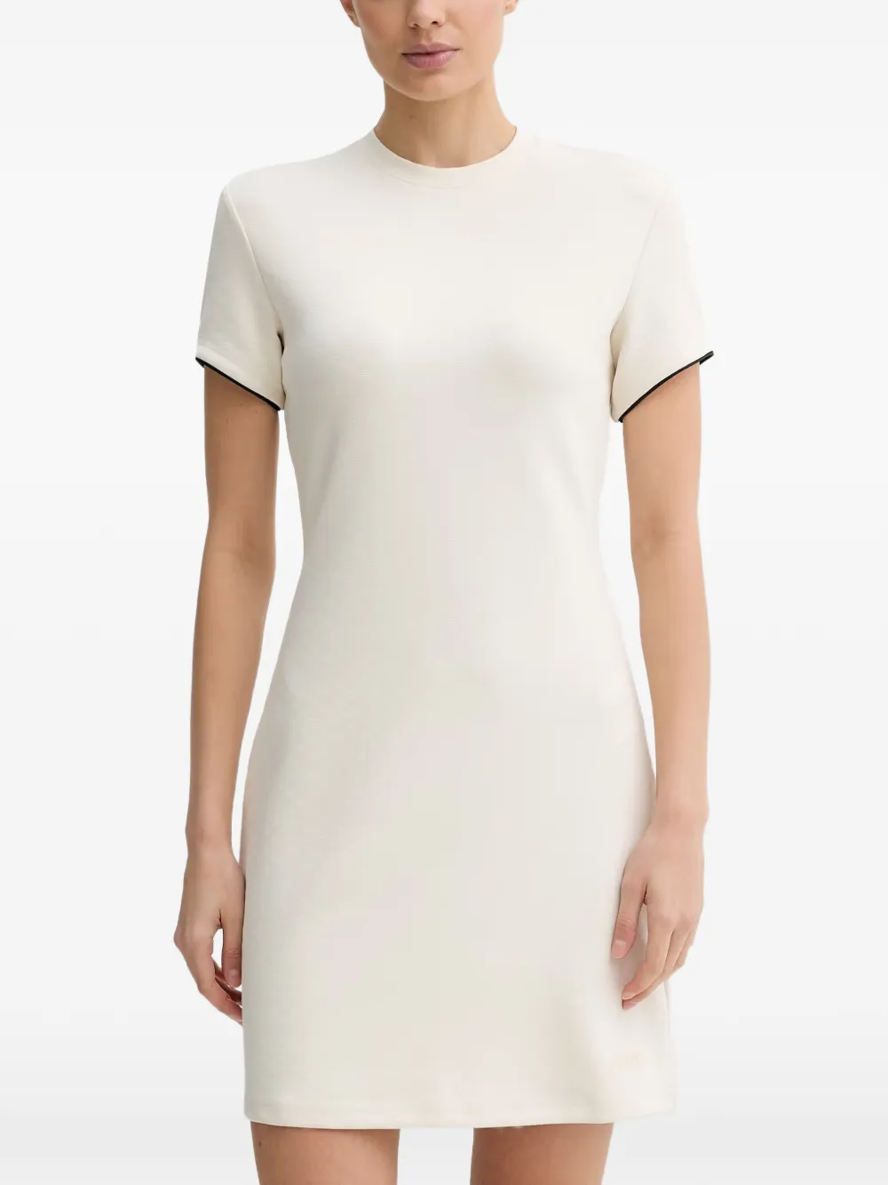 GUESS USA Mini-jurk met contrasterende afwerking Wit