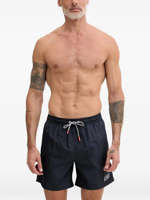 GUESS USA logo-patch drawstring swim shorts