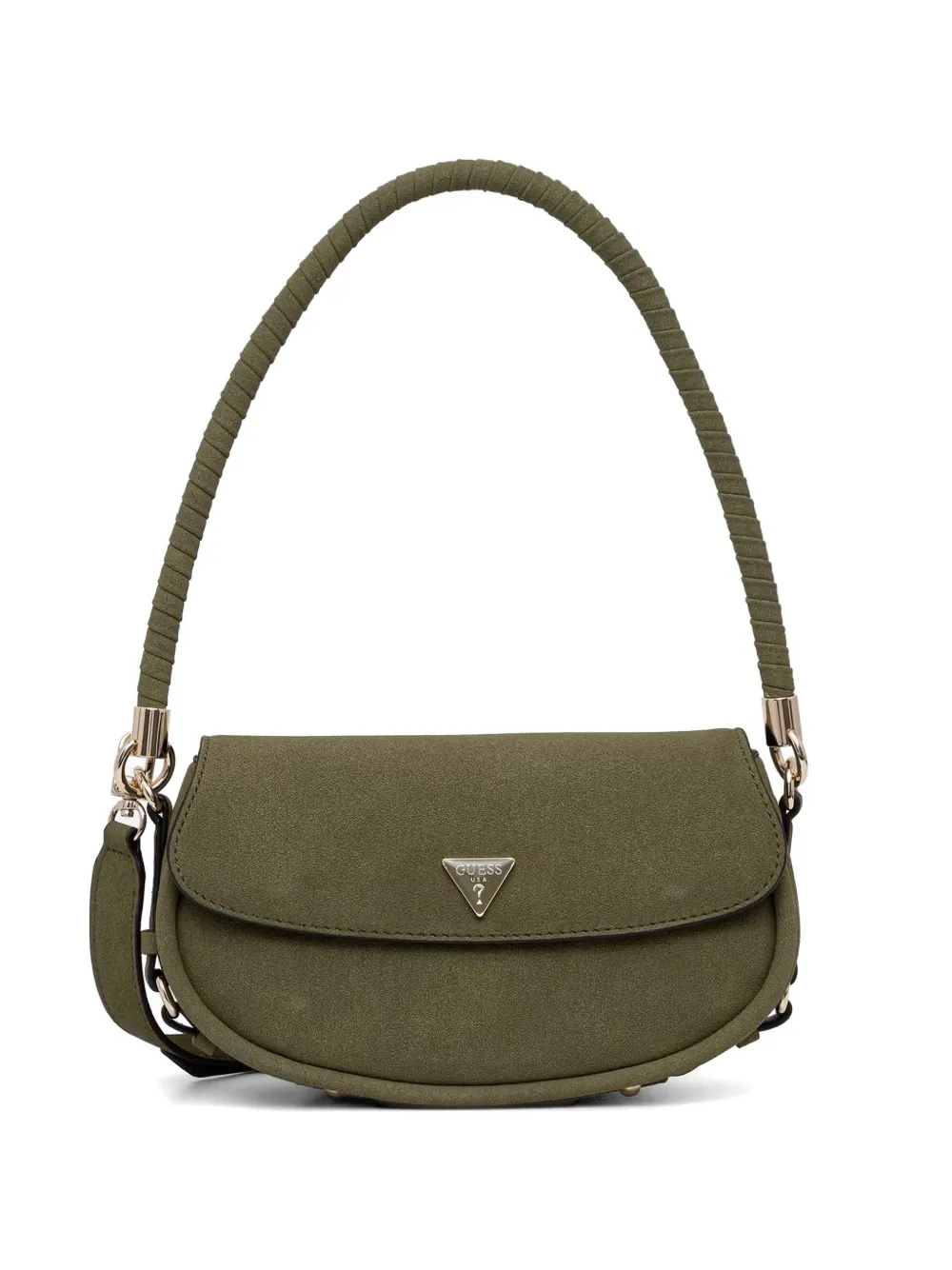 GUESS USA Danya logo-plaque shoulder bag - Verde