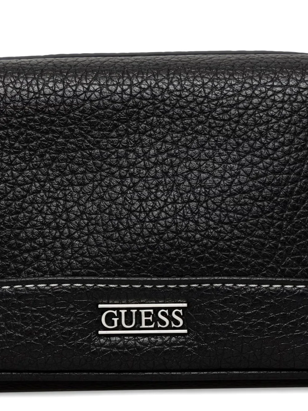 GUESS USA Toilettas met logoplakkaat Zwart