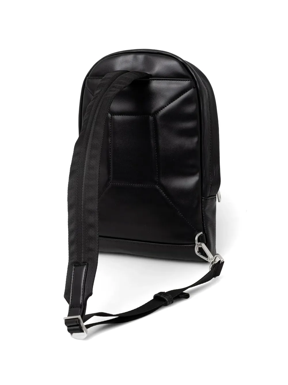 GUESS USA Milano rugzak met logoplakkaat en textuur Zwart