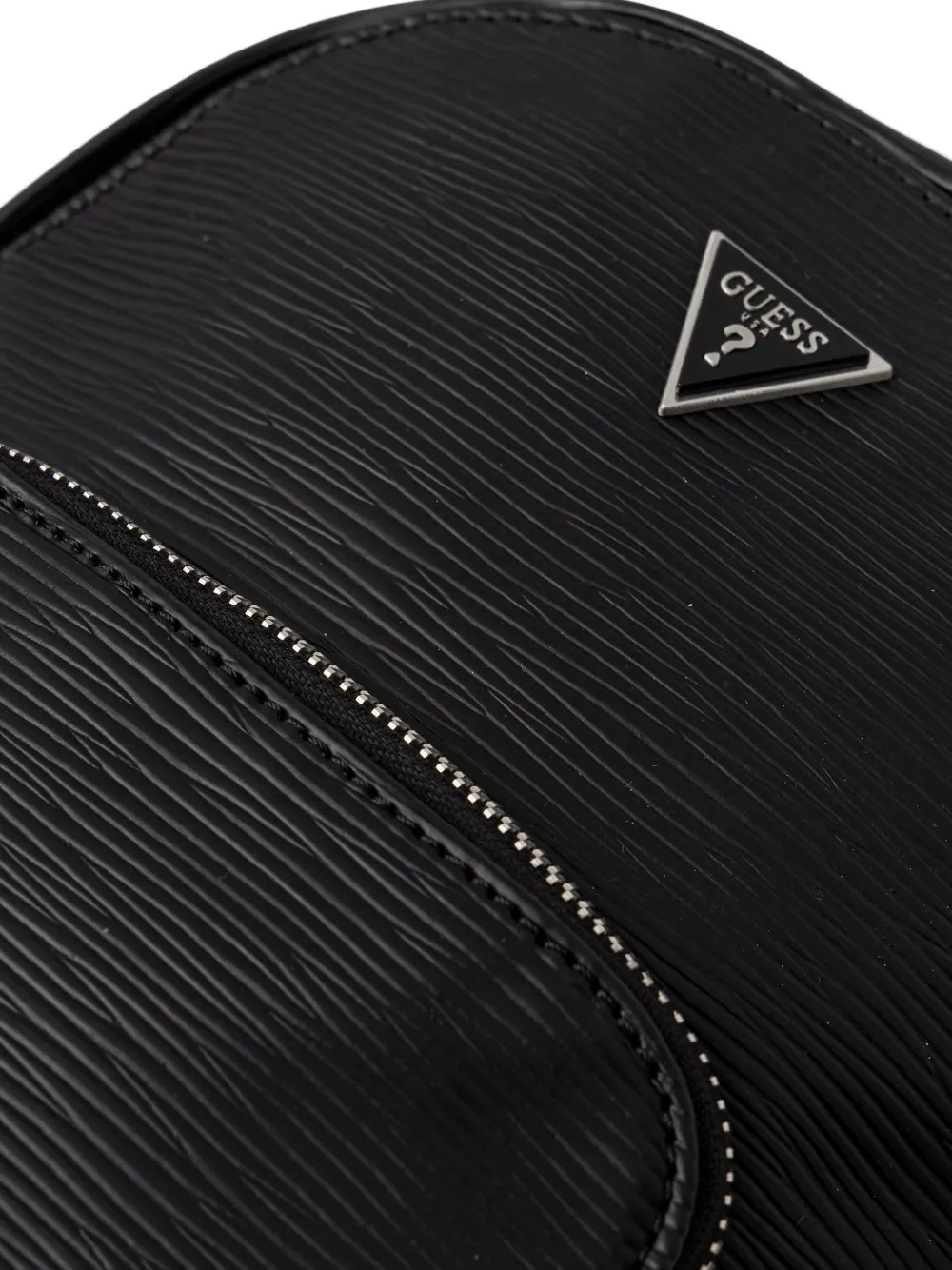 GUESS USA Milano rugzak met logoplakkaat en textuur Zwart
