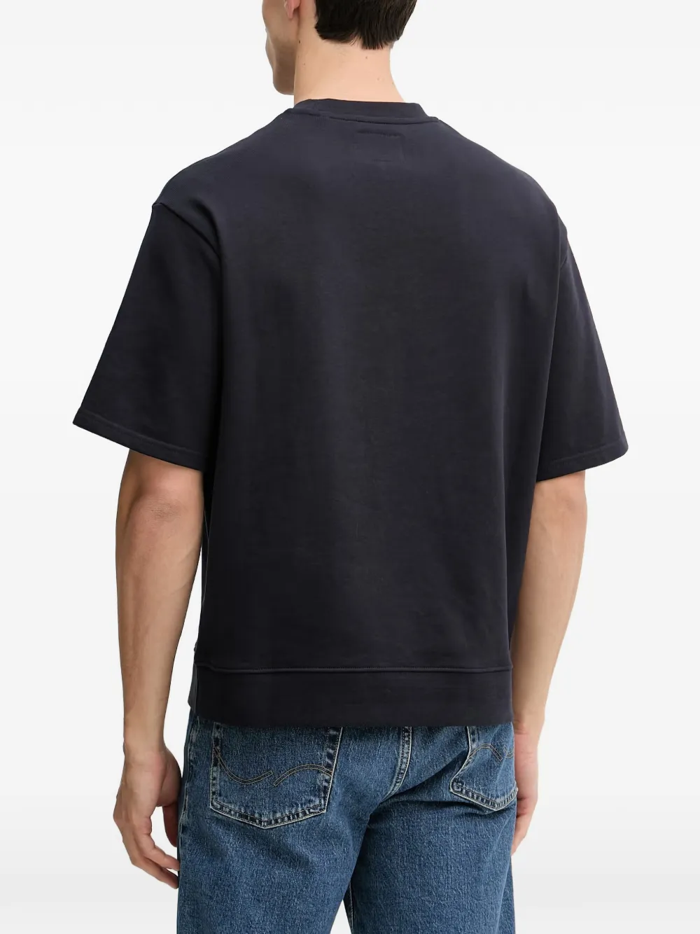 GUESS USA T-shirt met geborduurd logo Zwart