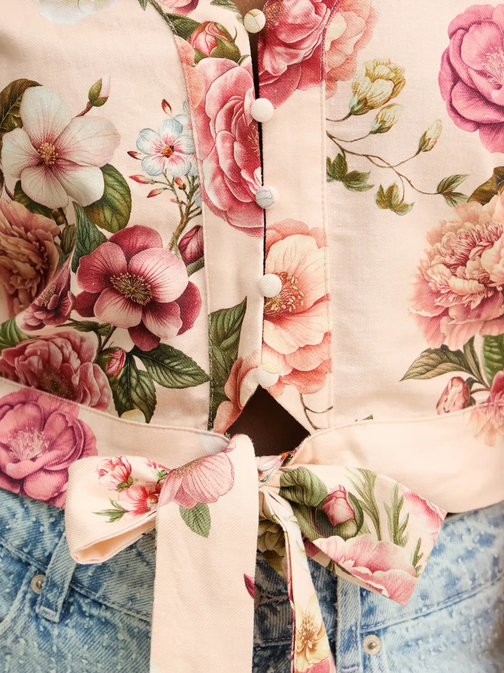 GUESS USA Rok met bloemenprint Roze