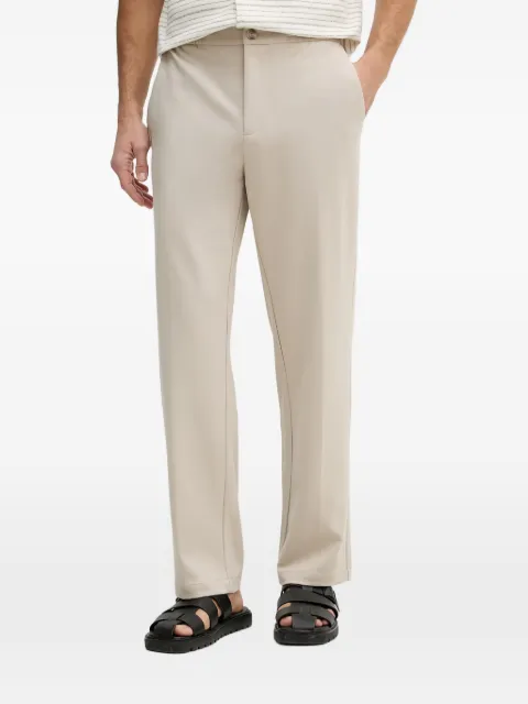 GUESS USA logo-plaque straight-leg trousers