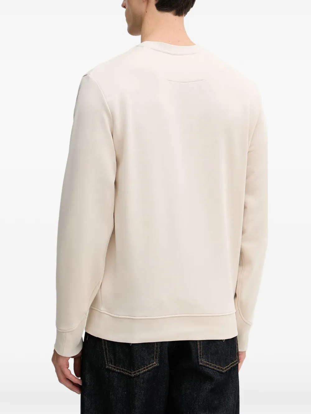 GUESS USA Sweater met geborduurd logo Beige