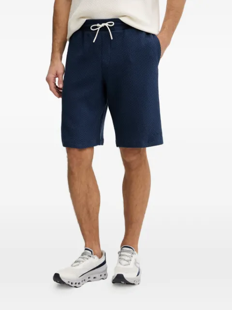 GUESS USA waffle-knit drawstring-waist shorts