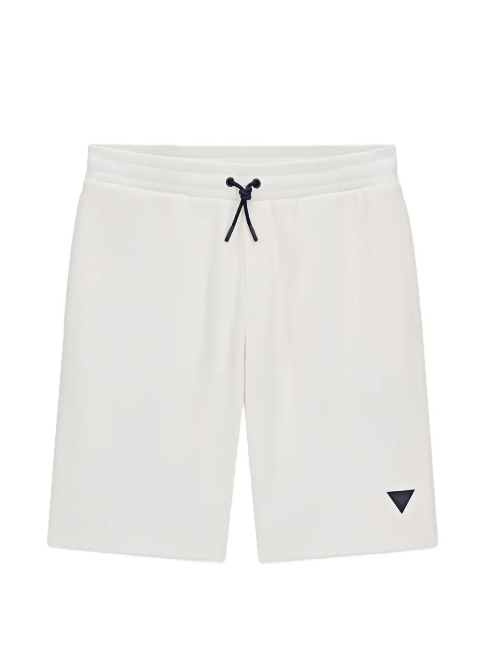 GUESS USA Wafelgebreide shorts met trekkoordtaille Blauw