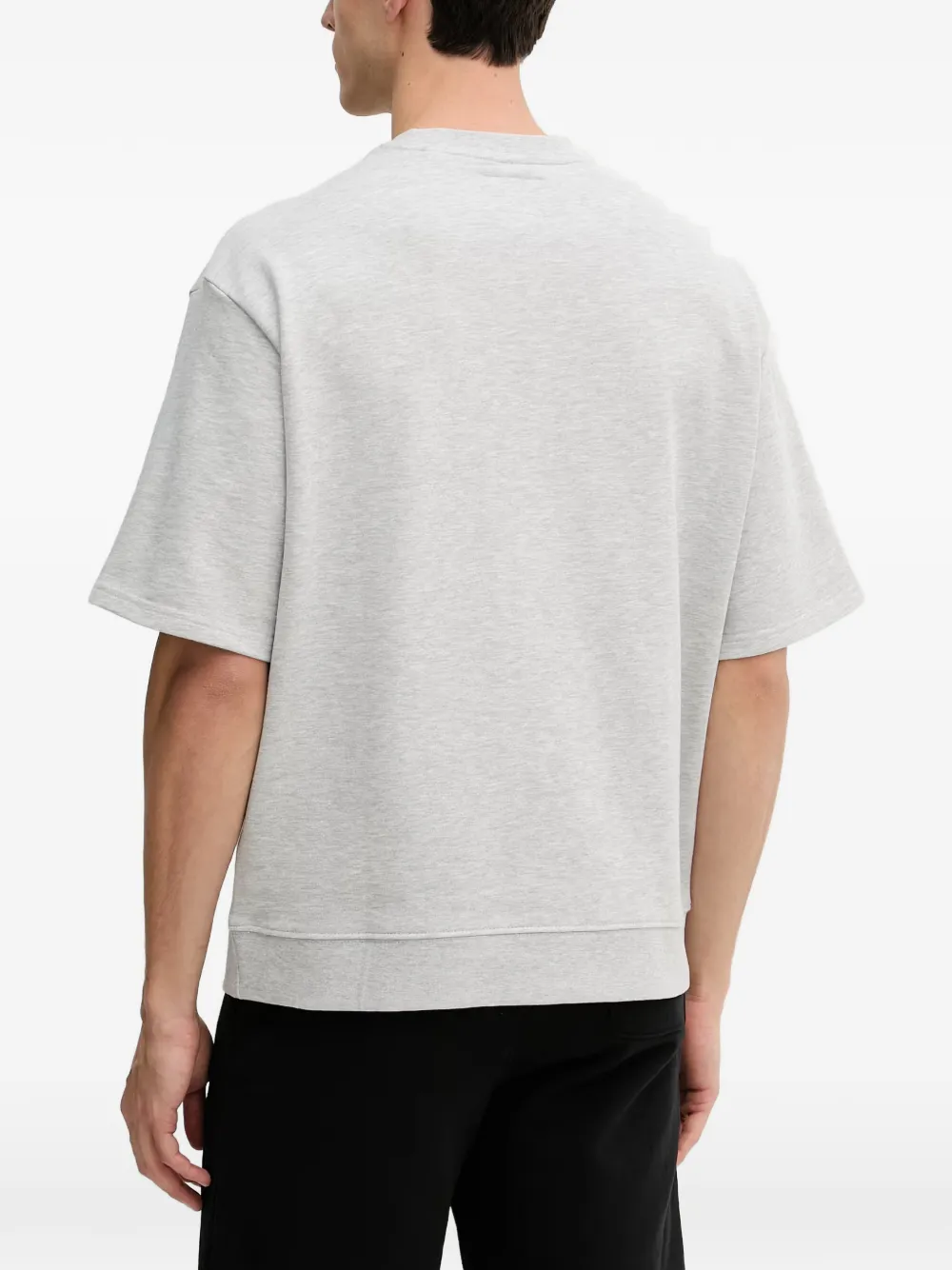 GUESS USA T-shirt met geborduurd logo Grijs