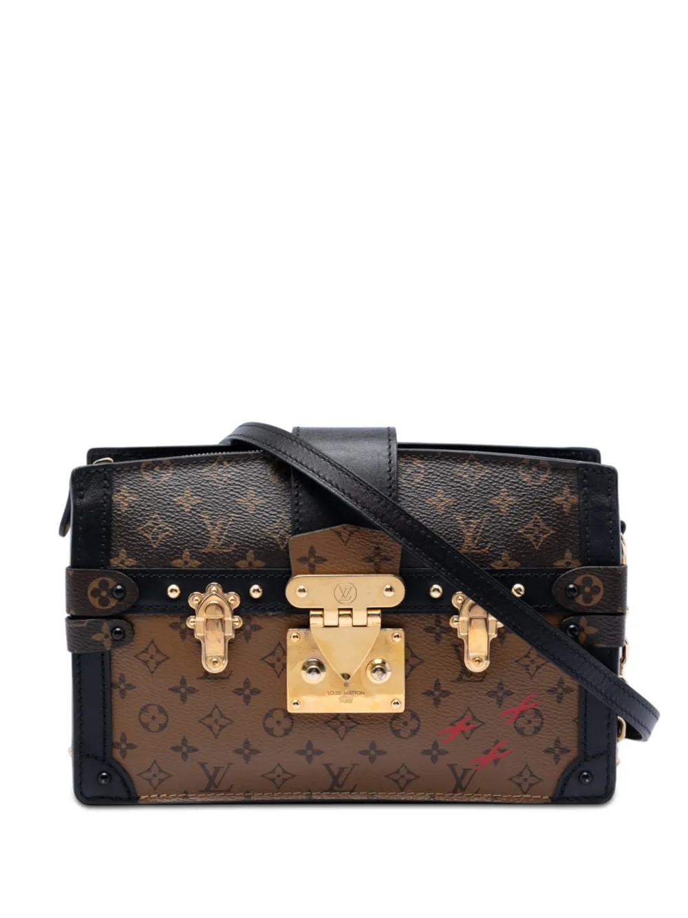 Louis Vuitton Pre-Owned 2021-2026 Monogram Reverse Trunk Clutch crossbody bag - Braun