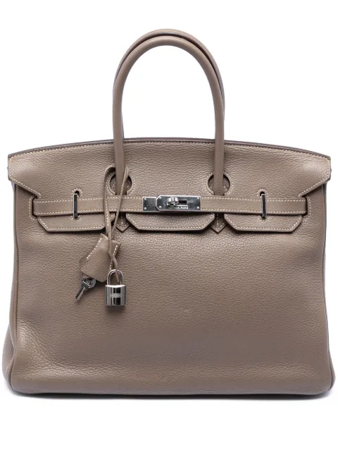 Hermès Pre-Owned 2008 Togo Birkin Retourne Handtasche 35cm
