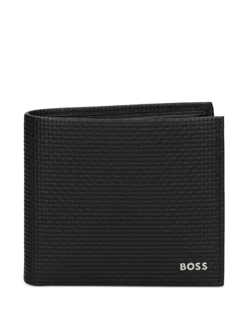 BOSS cartera con efecto desgastado