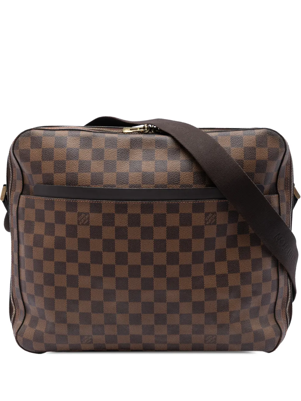Louis Vuitton Pre-Owned 2002 Damier Ebene Dorsoduro crossbody bag - Marrone