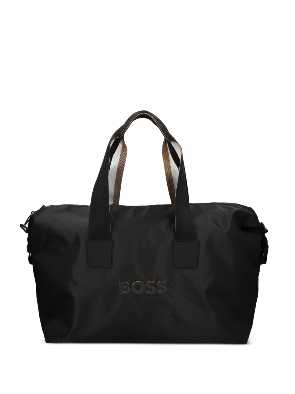 BOSS logo-plaque holdall - Schwarz