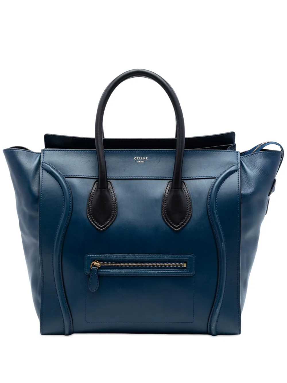 Celine Pre-Owned 2013 Large Bicolor Leather Phantom Luggage tote bag - Nero