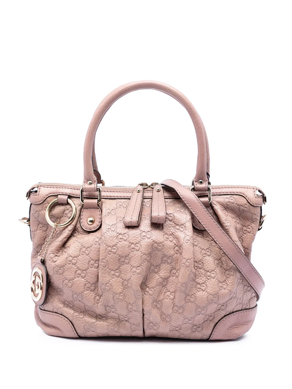 Gucci Pre-Owned 2016-2026 Guccissima Sukey satchel - Marrone