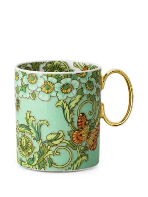 Versace Home Le Jardin porcelain mug