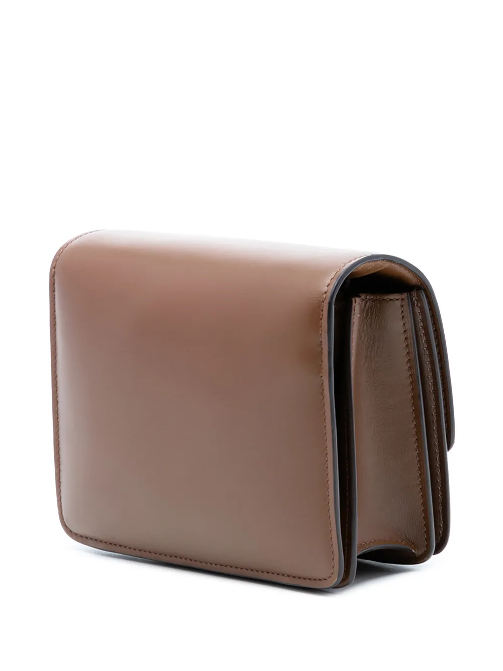 Celine Pre-Owned 2017 Small Calfskin Classic Box crossbody bag - Marrone
