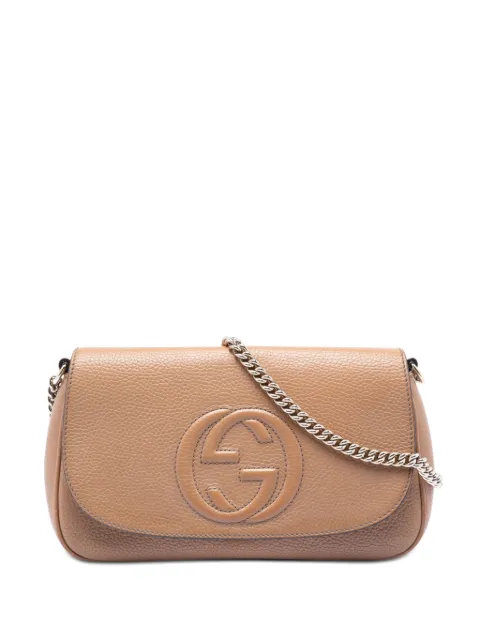 Gucci Pre-Owned 2016-2026 Medium Calfskin Soho Chain Flap crossbody bag