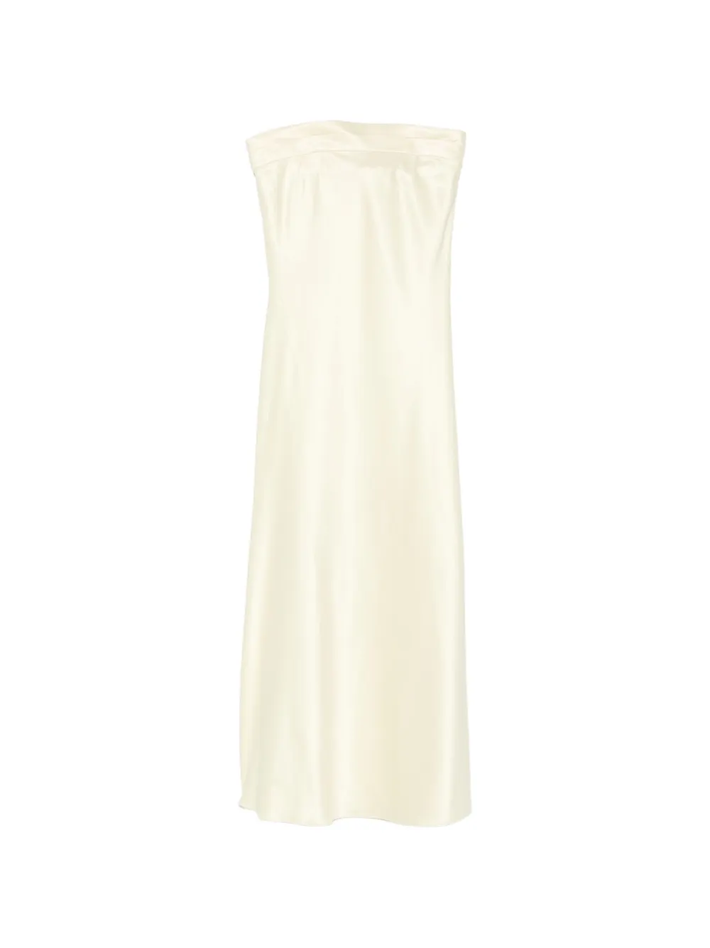 Leen Mougrhabi Lumere strapless oversized-bow maxi dress - Toni neutri