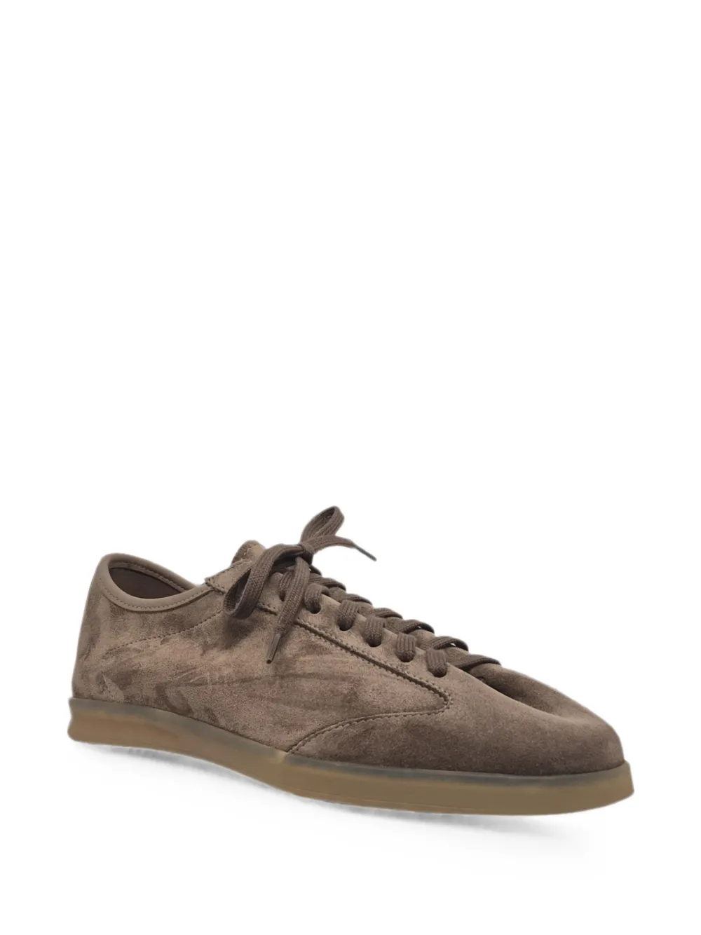 Henderson Baracco suede lace-up sneakers Bruin