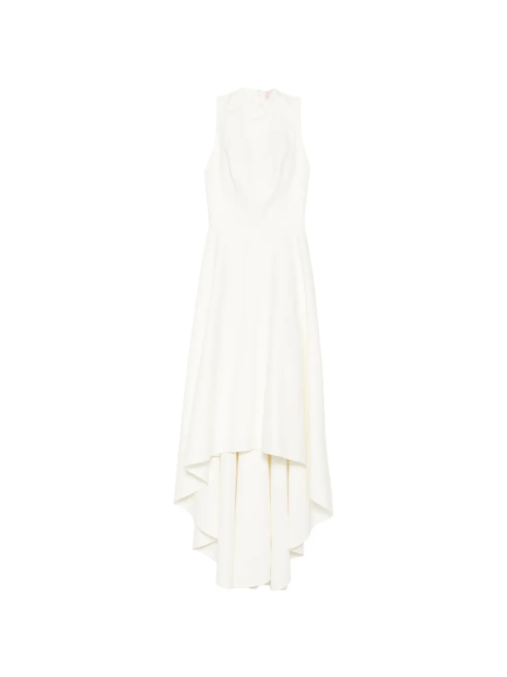 Leen Mougrhabi Fleur bow-detail A-line maxi dress - Bianco