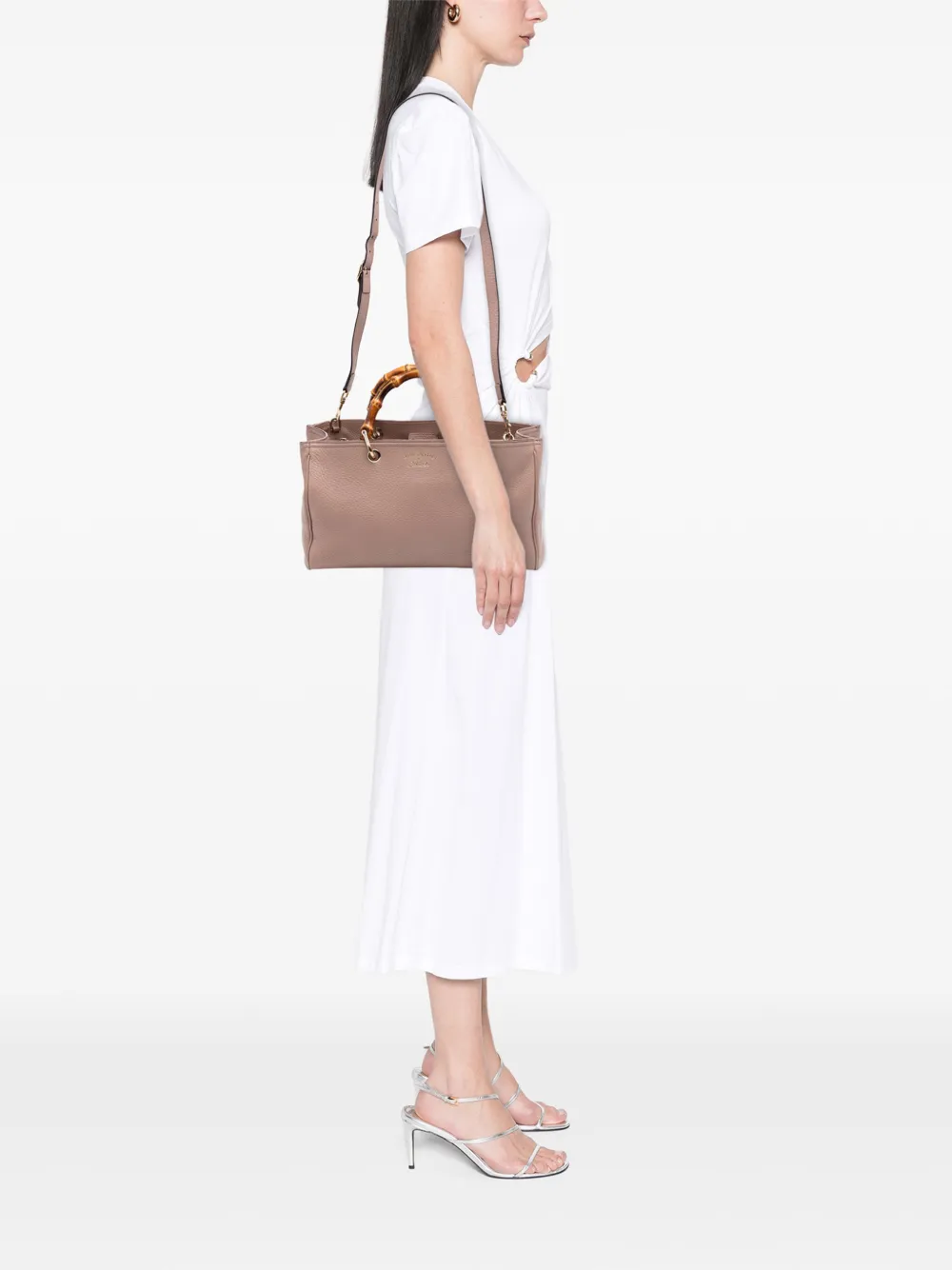 Gucci Pre-Owned 2016-2026 ミディアム カーフスキン バンブー