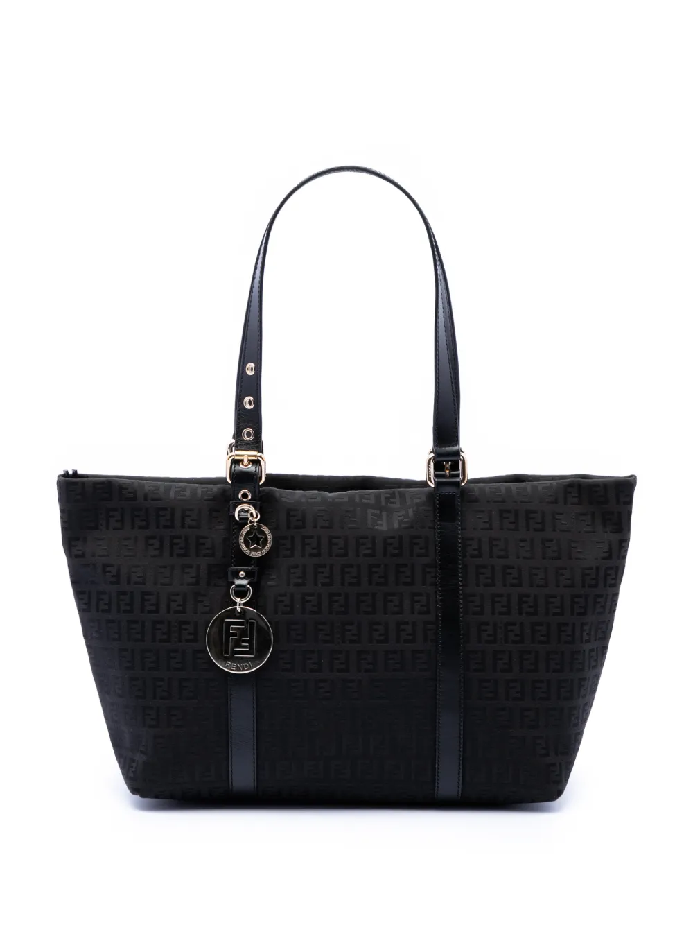 Fendi Pre-Owned 2000-2010 Zucchino Canvas Superstar tote bag - Black