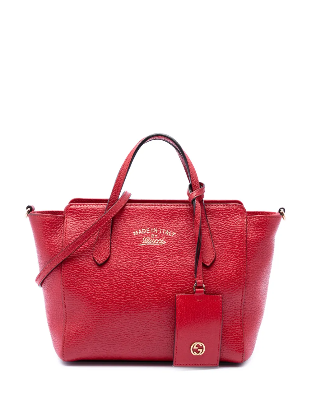 Gucci Pre-Owned 2016-2026 Mini Calfskin Swing satchel - Rot