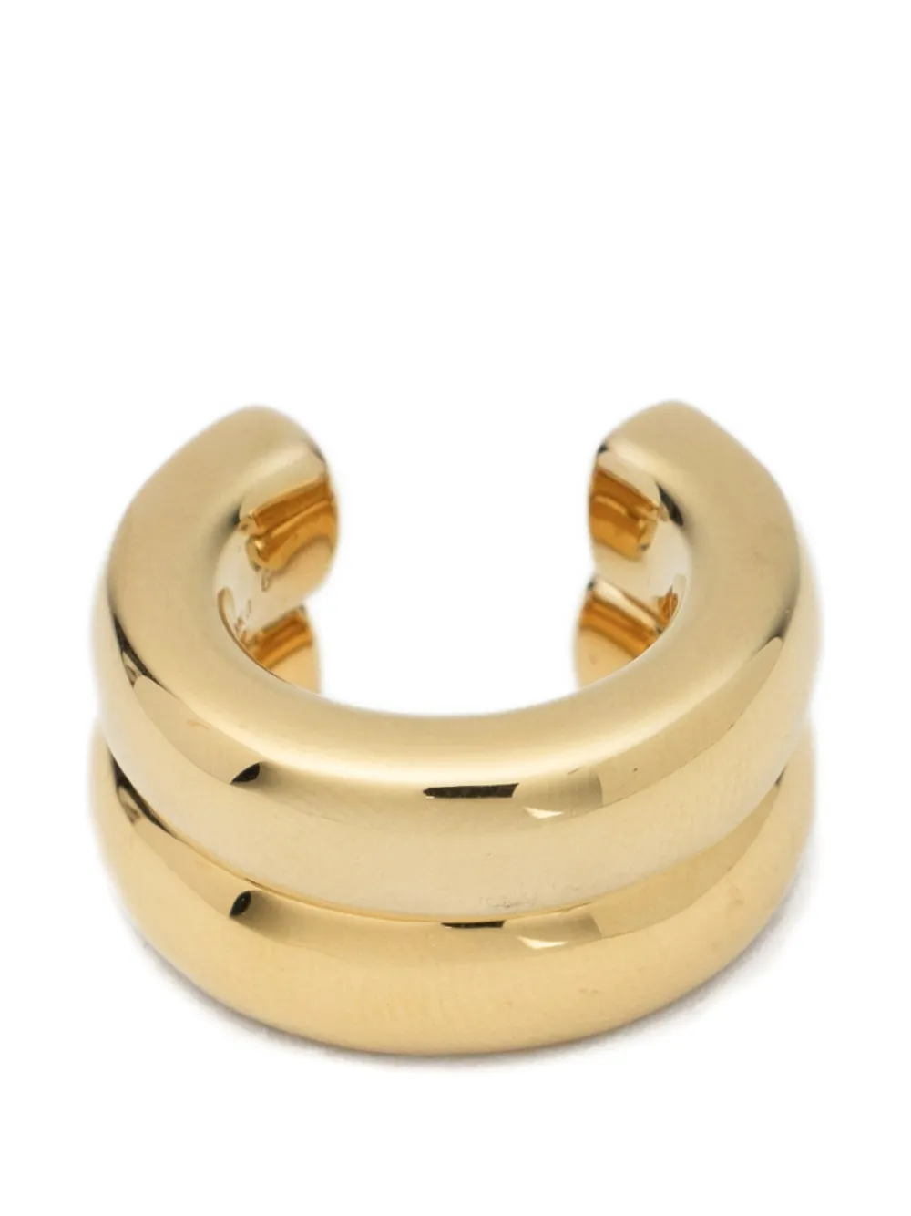Neeka Studios The Ring stacked-effect open ring - Oro