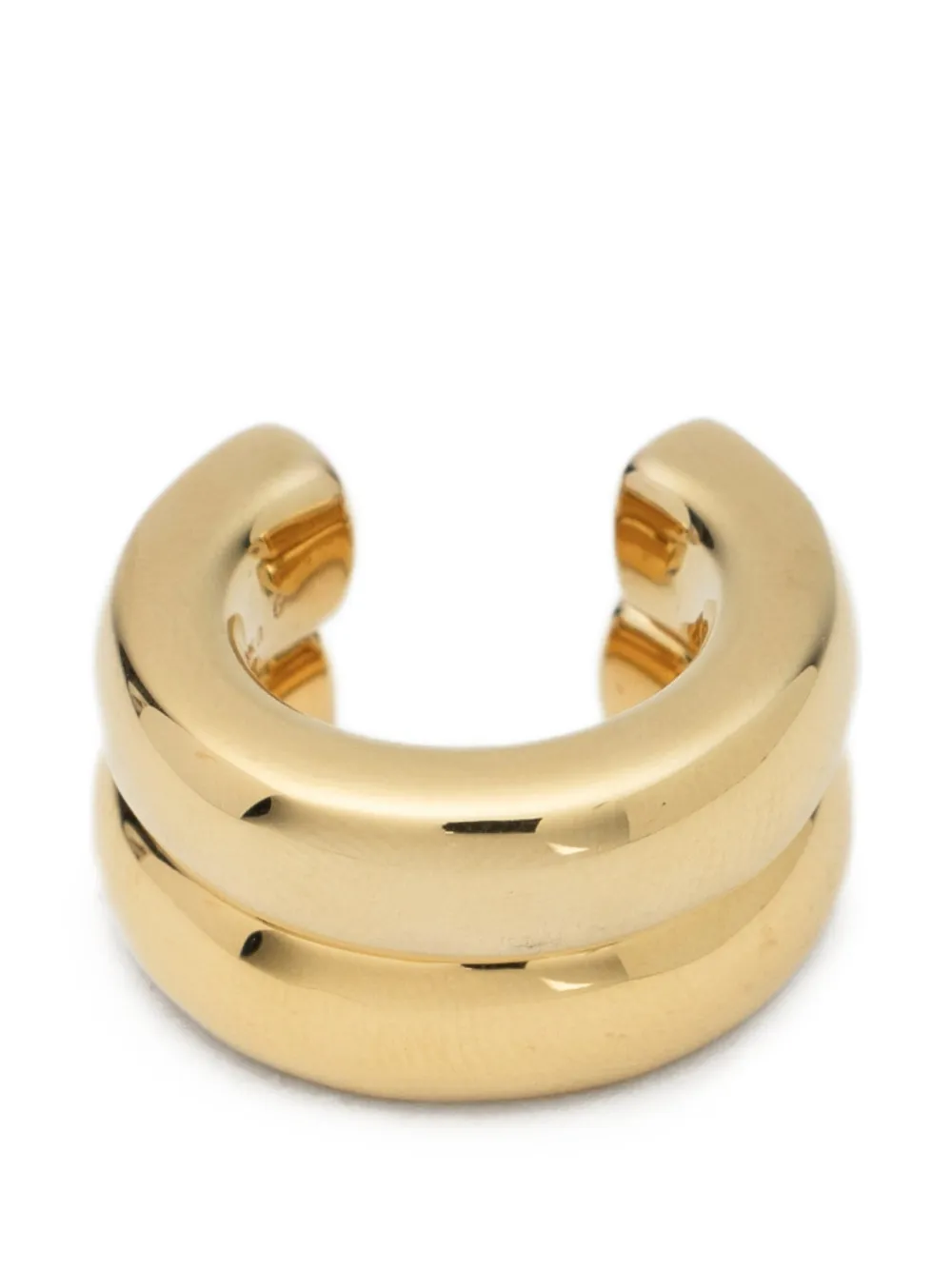 Neeka Studios The Ring stacked-effect open ring - Oro