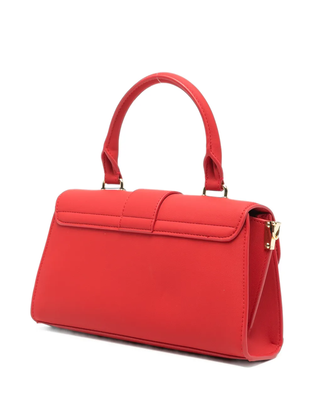 Love Moschino logo-plaque tote bag Rood
