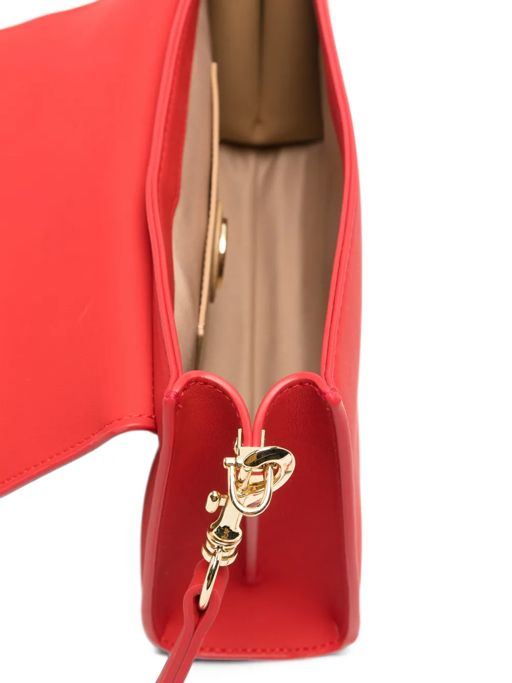 Love Moschino logo-plaque tote bag Rood