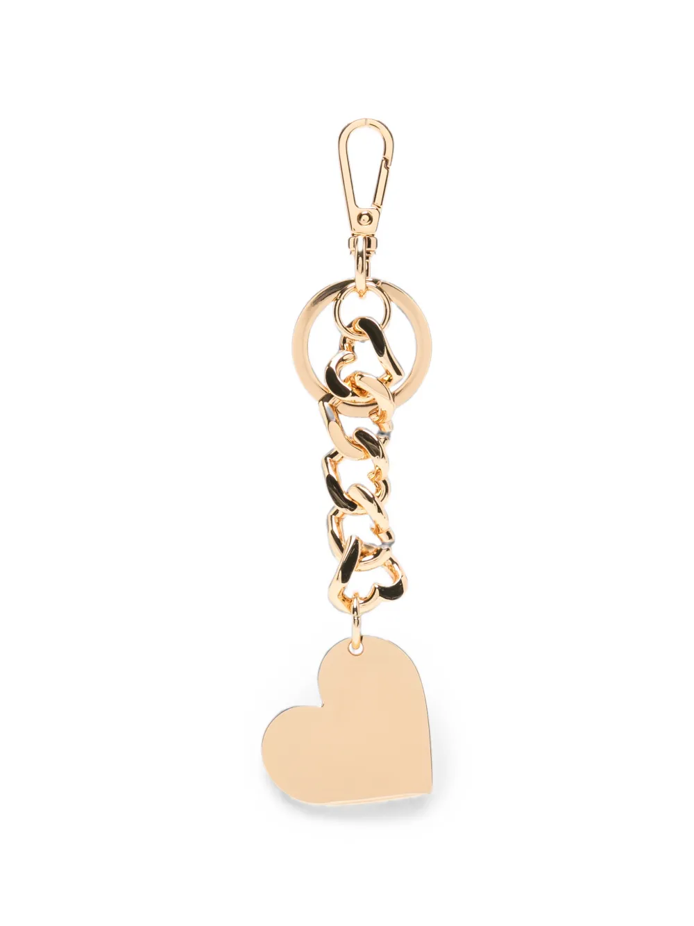 Love Moschino Sleutelhanger met hartvormige hanger en ketting Goud