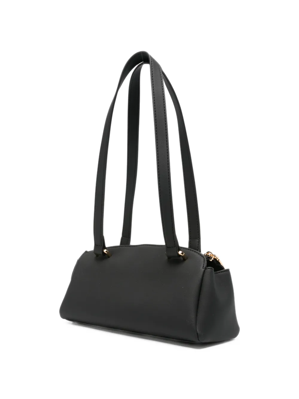 Love Moschino logo-lettering shoulder bag Zwart