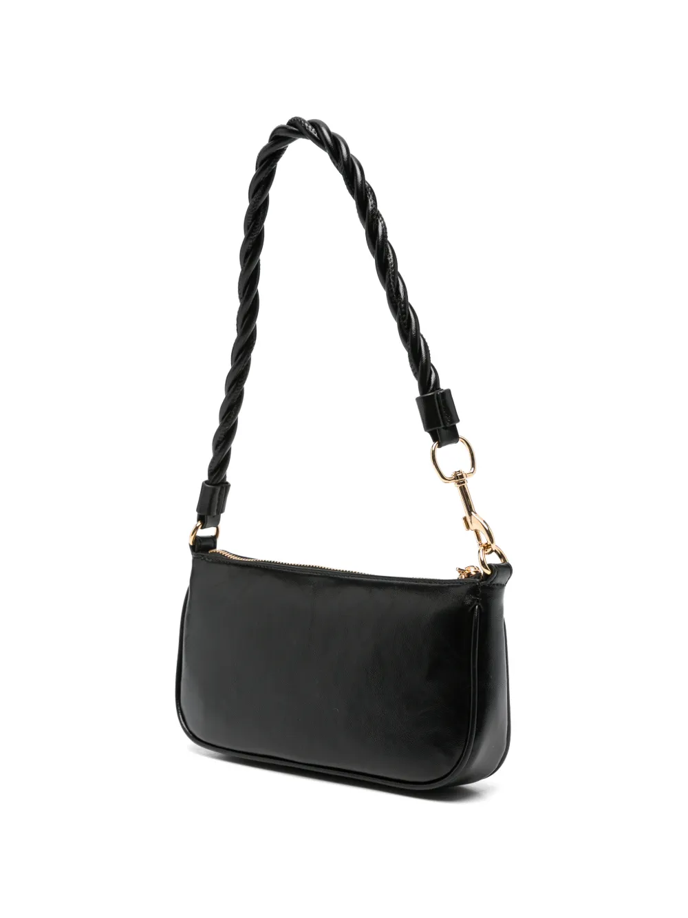 Love Moschino Schoudertas met logoplakkaat Zwart