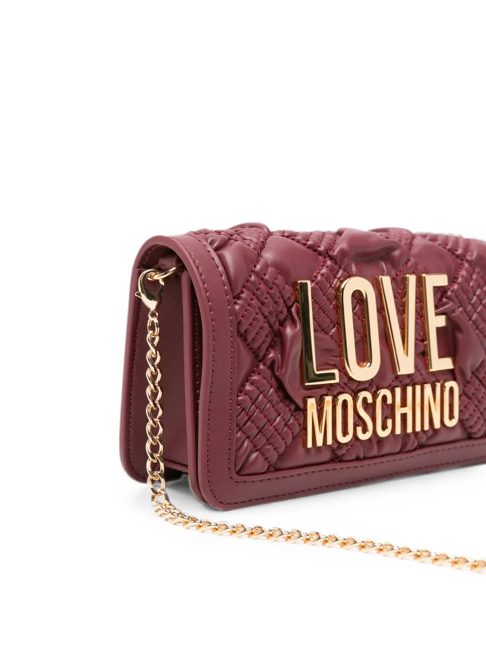 Love Moschino Gewatteerde crossbodytas Rood