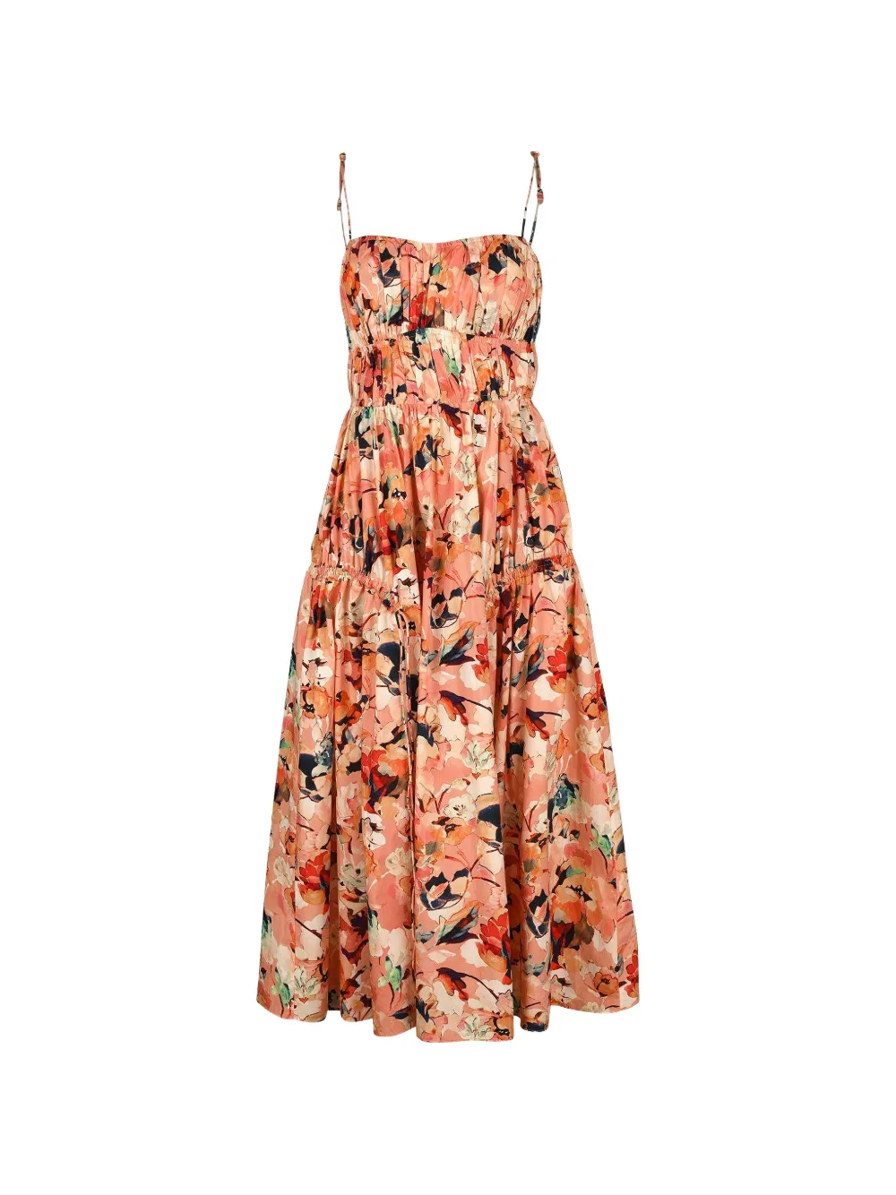 Ulla Johnson Vidri floral-print dress - Arancione