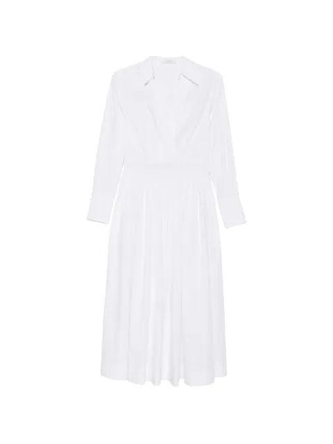 JOSEPH Kathe smocked midi dress
