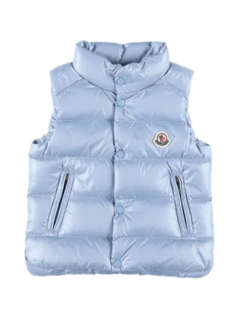 Moncler Enfant Bernard quilted logo-patch gilet