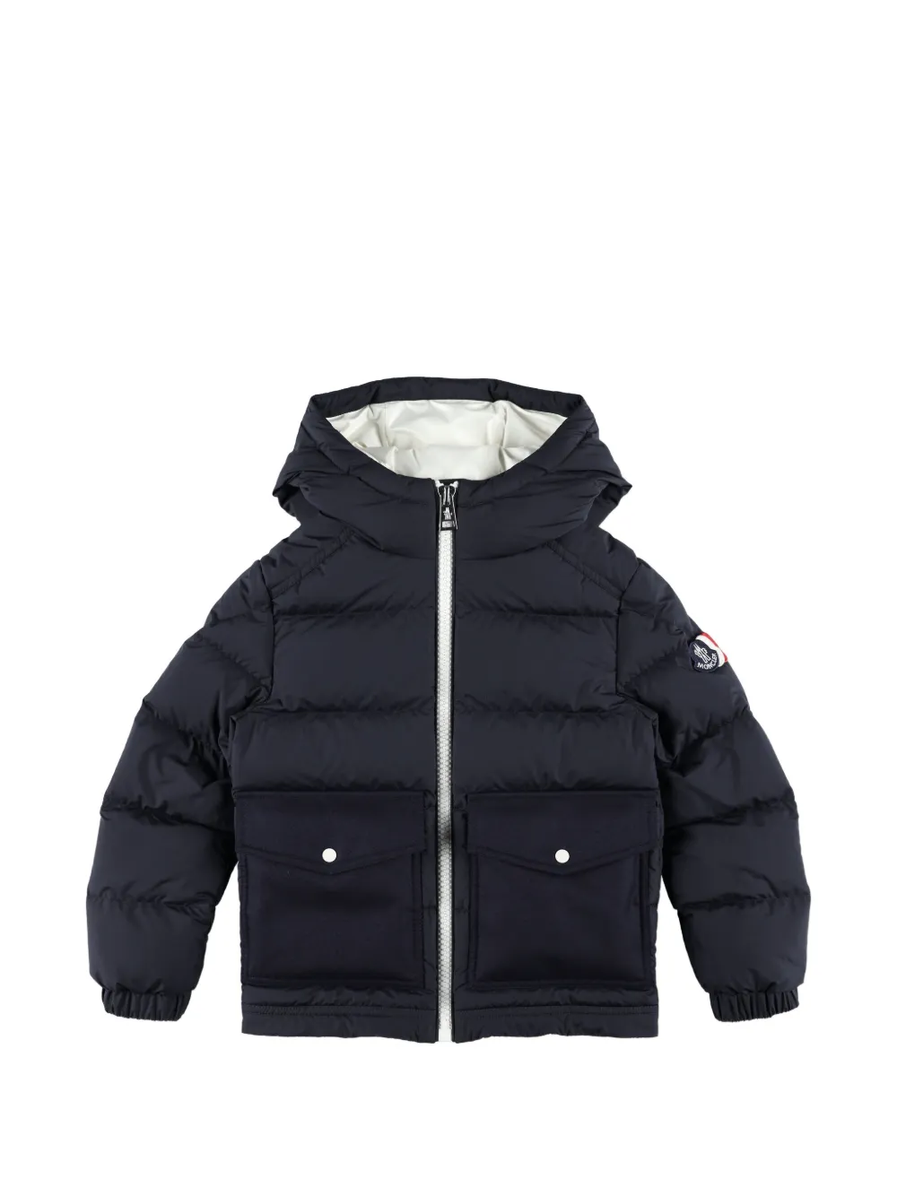 Moncler Enfant doudoune à capuche - Bleu Moncler Enfant doudoune à capuche - Bleu